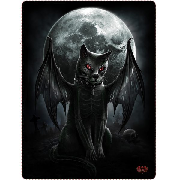 Spiral Direct Couverture Polaire ‘Vamp Cat’ Imprimée Recto-Verso france en ligne 1