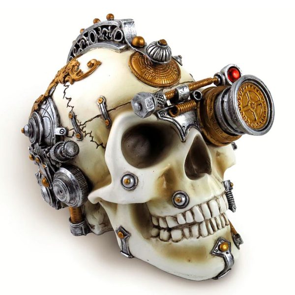 nouveau produit The Vault By Alchemy Crâne En Résine ‘Erasmus Darwin’s Steam-Cerebrum’ 1