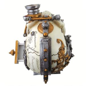 nouveau produit The Vault By Alchemy Crâne En Résine ‘Erasmus Darwin’s Steam-Cerebrum’ 16