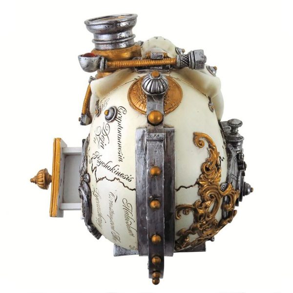 nouveau produit The Vault By Alchemy Crâne En Résine ‘Erasmus Darwin’s Steam-Cerebrum’ 6