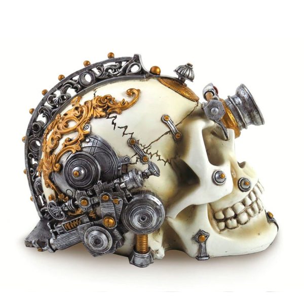 nouveau produit The Vault By Alchemy Crâne En Résine ‘Erasmus Darwin’s Steam-Cerebrum’ 7