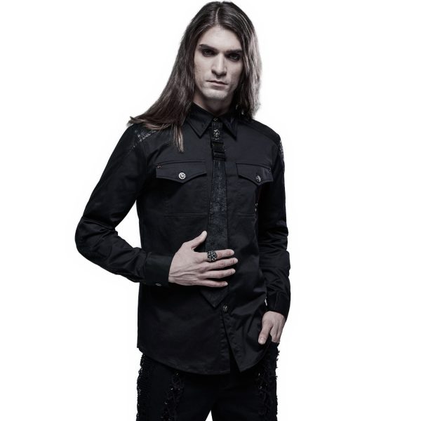 PUNK RAVE Cravate ‘Punk Stylish’ Noire ultratendance 3