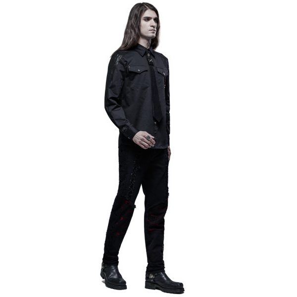 PUNK RAVE Cravate ‘Punk Stylish’ Noire ultratendance 5