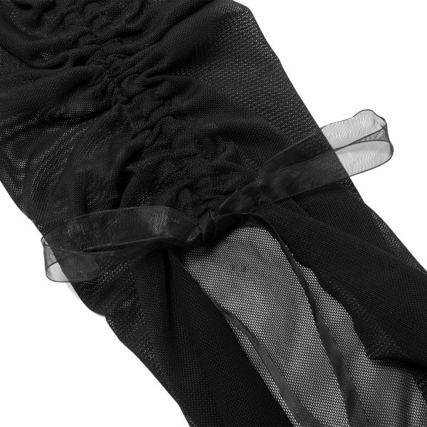 france PUNK RAVE Crop Top à Manches Longues ‘Dark Desire’ Noir 10