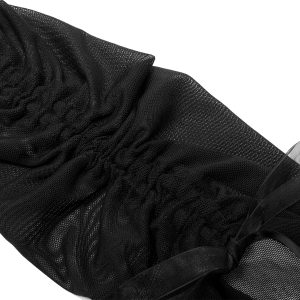 france PUNK RAVE Crop Top à Manches Longues ‘Dark Desire’ Noir 31