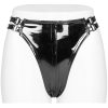 qualité d’originales PUNK RAVE Culotte ‘Cyber Laser’ En Vinyle Noir 55