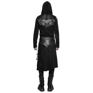 PUNK RAVE Demi-jupe Amovible Punk ‘Alatheus’ Noire guranteed de qualité 26