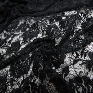 Pas Cher Magasin Soldes Eva Lady Déshabillé ‘Romantic Goth’ En Dentelle Noire 39