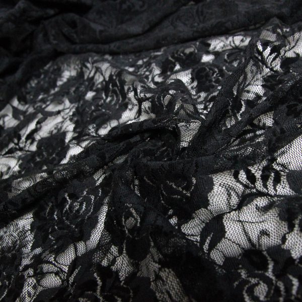 Pas Cher Magasin Soldes Eva Lady Déshabillé ‘Romantic Goth’ En Dentelle Noire 14