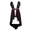 Authentic Original licence Eva Lady Déshabillé ‘Romantic Goth’ En Dentelle Rouge Et Noire 41