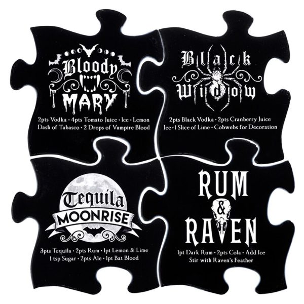 ALCHEMY GOTHIC Dessous De Verre ‘Gothic Cocktail’ Dernières Nouveautés 1