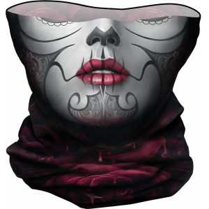 marques pas cher Spiral Direct Foulard Multifonctions ‘Blood Rose’ Noir 10