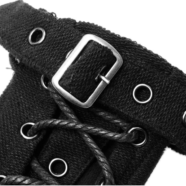outlet soldes PUNK RAVE Gants Gothiques ‘Astaroth’ Noirs 12