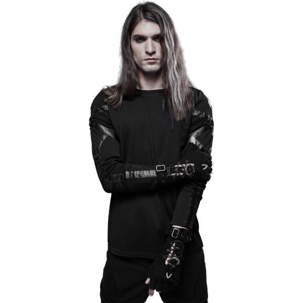 outlet soldes PUNK RAVE Gants Gothiques ‘Astaroth’ Noirs 6