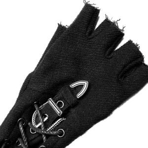 outlet soldes PUNK RAVE Gants Gothiques ‘Astaroth’ Noirs 29