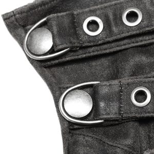 grande surprise PUNK RAVE Gants ‘Mad Max’ Gris 35