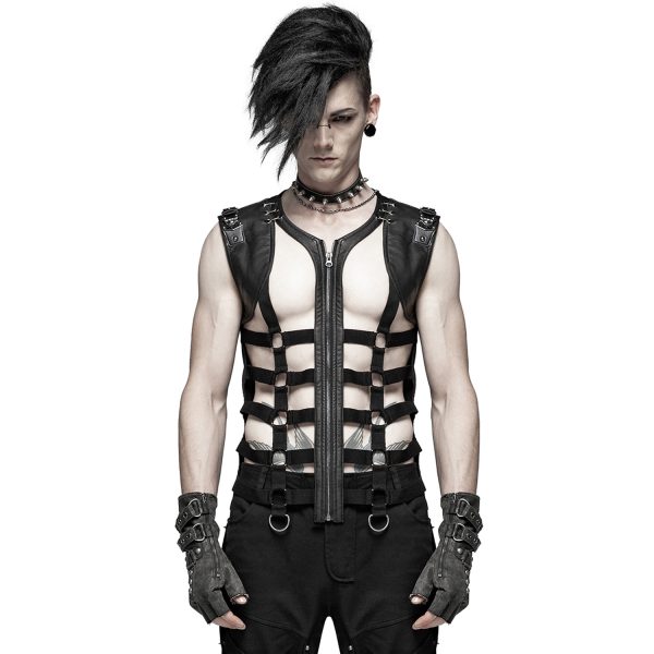 grande surprise PUNK RAVE Gants ‘Mad Max’ Gris 8