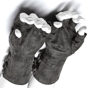 grande surprise PUNK RAVE Gants ‘Mad Max’ Gris 31