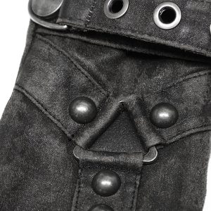 grande surprise PUNK RAVE Gants ‘Mad Max’ Gris 33