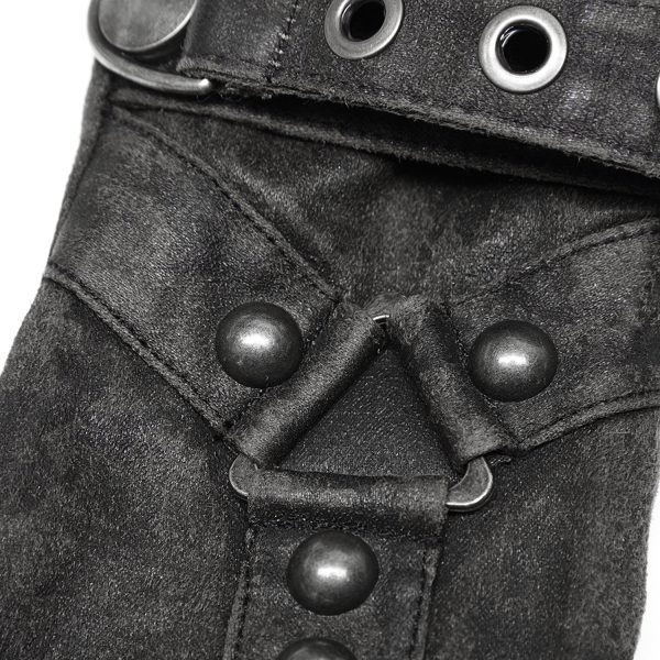 grande surprise PUNK RAVE Gants ‘Mad Max’ Gris 11
