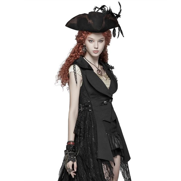 PUNK RAVE Gants Steampunk ‘Gears And Spikes’ En Dentelle remise en ligne 4