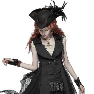 PUNK RAVE Gants Steampunk ‘Gears And Spikes’ En Dentelle remise en ligne 15