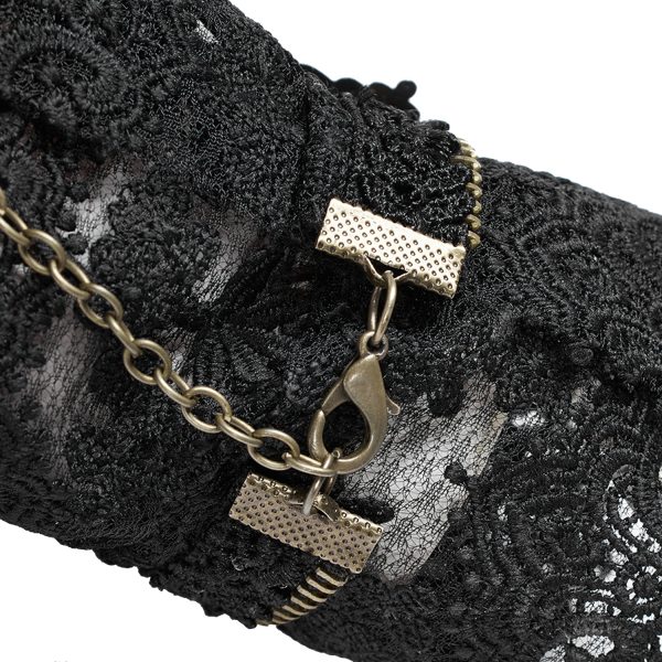 PUNK RAVE Gants Steampunk ‘Gears And Spikes’ En Dentelle remise en ligne 7