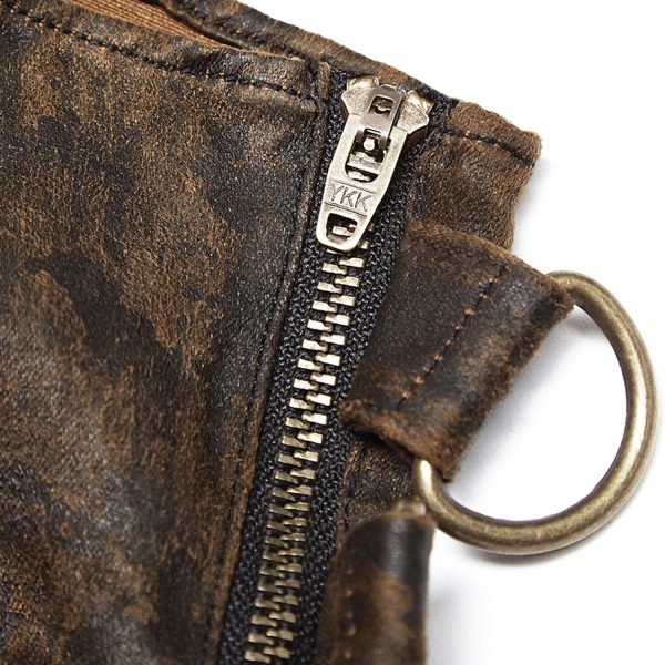 PUNK RAVE Gants Steampunk ‘Mad Max’ Marrons boutiqued en ligne 12