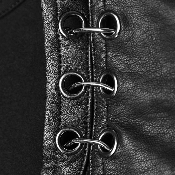PUNK RAVE Gilet ‘Apocalypse’ Noir soldes de Noël 13