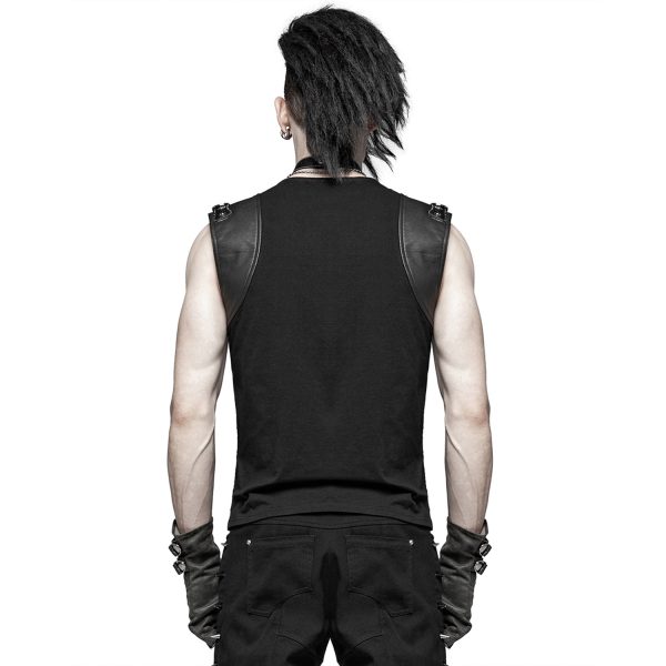 PUNK RAVE Gilet ‘Apocalypse’ Noir soldes de Noël 4