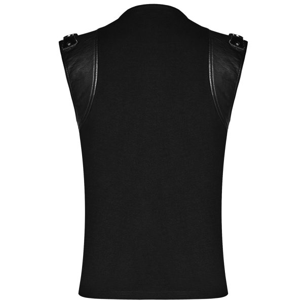 PUNK RAVE Gilet ‘Apocalypse’ Noir soldes de Noël 9