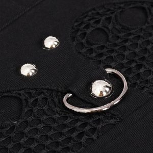 Couleurs variées DEVIL FASHION Gilet ‘Distressed Heavy Metal’ Noir 52
