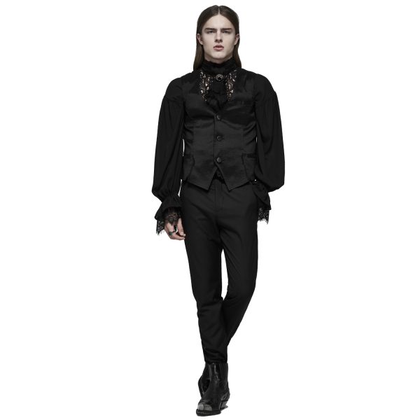 PUNK RAVE Gilet Gothique ‘NightDreamer’ Noir se précipiter pour acheter 6