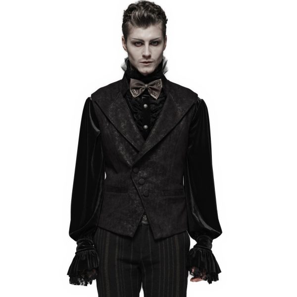 Acheter PUNK RAVE Gilet Gothique ‘Nostalgic Lover’ Noir 3