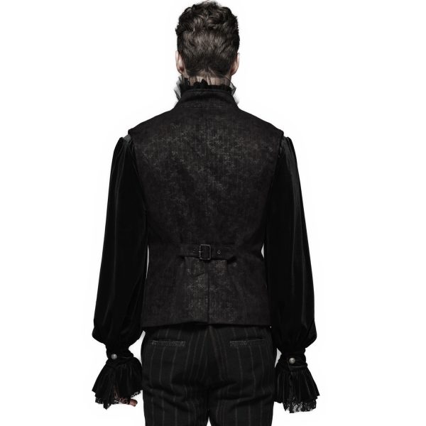 Acheter PUNK RAVE Gilet Gothique ‘Nostalgic Lover’ Noir 4