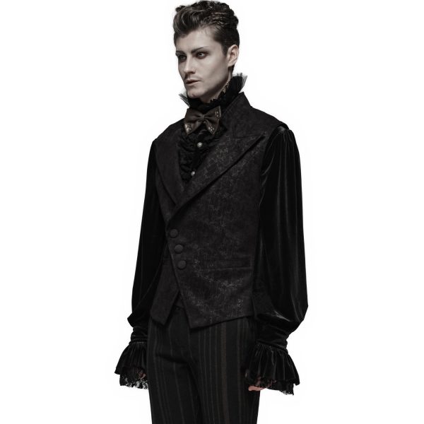 Acheter PUNK RAVE Gilet Gothique ‘Nostalgic Lover’ Noir 5