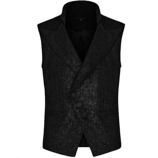Acheter PUNK RAVE Gilet Gothique ‘Nostalgic Lover’ Noir 9