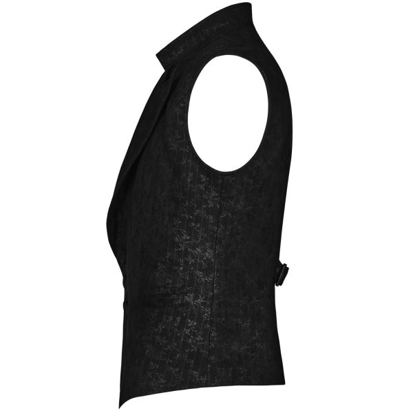 Acheter PUNK RAVE Gilet Gothique ‘Nostalgic Lover’ Noir 11