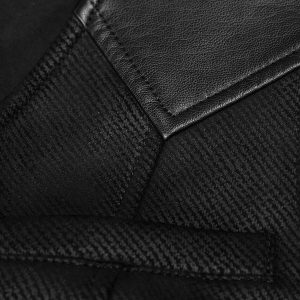 REMISE allant PUNK RAVE Gilet Gothique ‘Taurus’ Noir 32