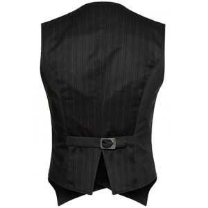 soldes officiel PUNK RAVE Gilet Gothique Victorien ‘Cagliostro’ Noir 31