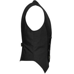 soldes officiel PUNK RAVE Gilet Gothique Victorien ‘Cagliostro’ Noir 33