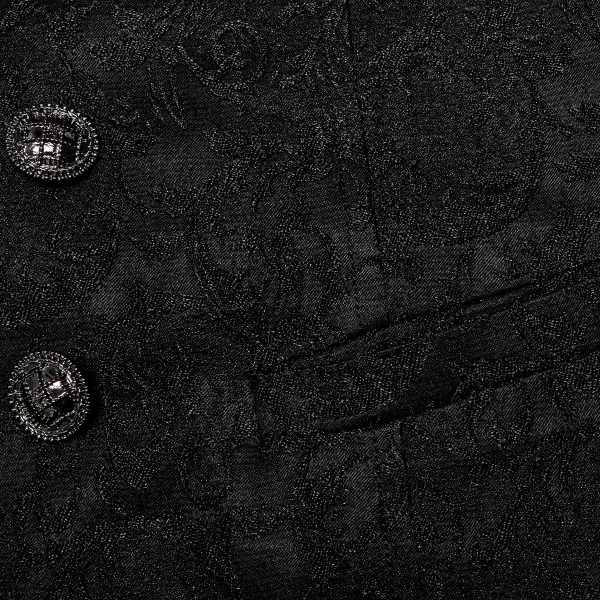 PUNK RAVE Gilet ‘Lycidas’ En Jacquard Noir Acheter 13