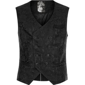PUNK RAVE Gilet ‘Lycidas’ En Jacquard Noir Acheter 30