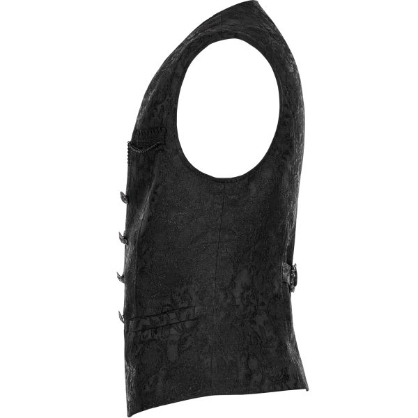 PUNK RAVE Gilet ‘Lycidas’ En Jacquard Noir Acheter 11
