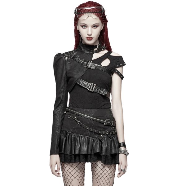 Officielle PUNK RAVE Harnais Boléro ‘Norra’ Noir 3