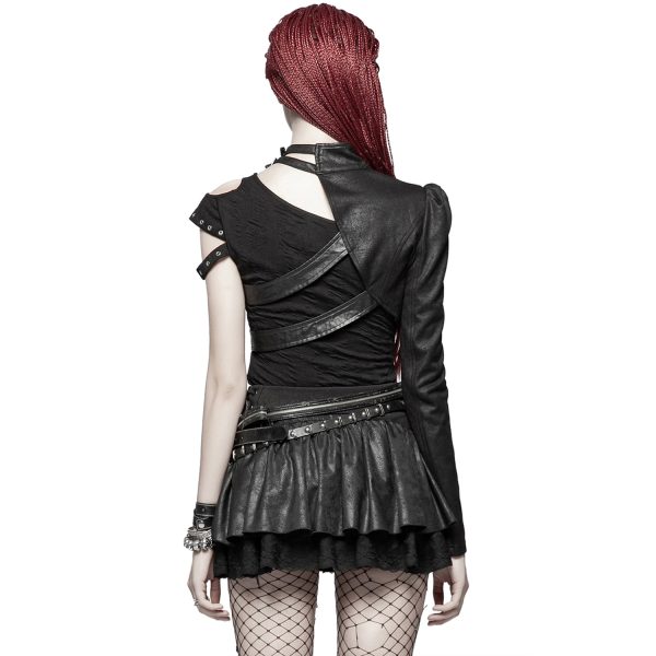 Officielle PUNK RAVE Harnais Boléro ‘Norra’ Noir 4