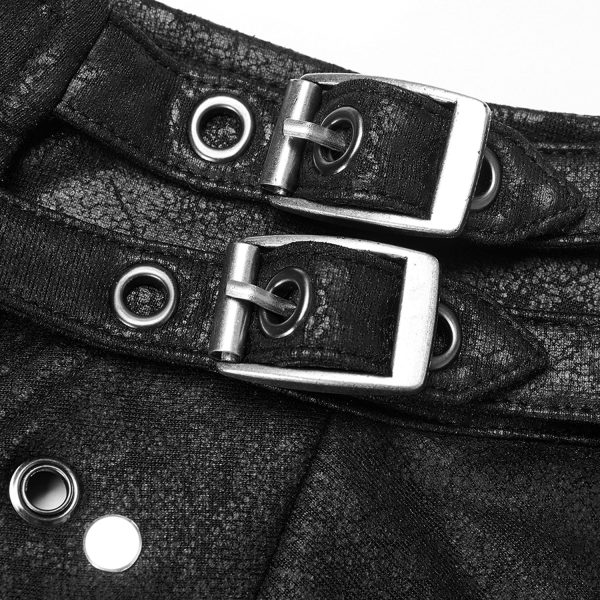 Officielle PUNK RAVE Harnais Boléro ‘Norra’ Noir 9