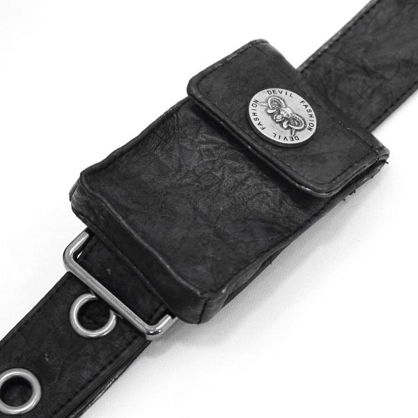 belle DEVIL FASHION Harnais Ceinture ‘Altaïr’ Noir 12