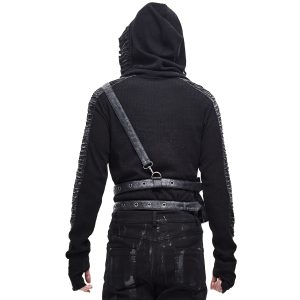 belle DEVIL FASHION Harnais Ceinture ‘Altaïr’ Noir 19