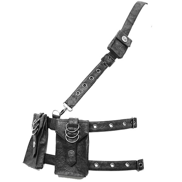 belle DEVIL FASHION Harnais Ceinture ‘Altaïr’ Noir 7